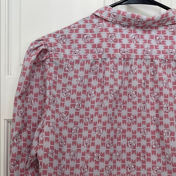 Vintage Pykettes Floral Patterned Long Sleeve Blouse Top - Vintage Size 16 - Picture 11 of 15